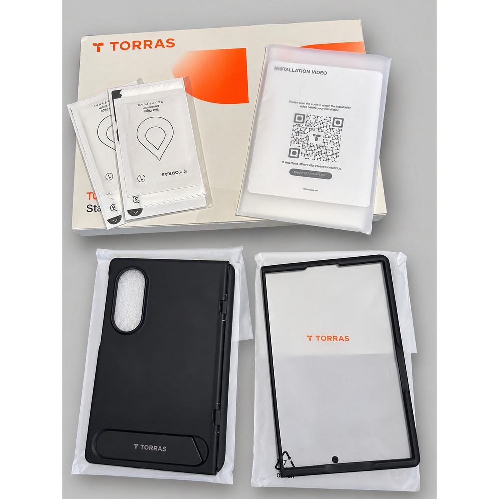 TORRAS Samsung Galaxy Z Fold 8 Case Magnetic Stand Black NEW Hinge Protection